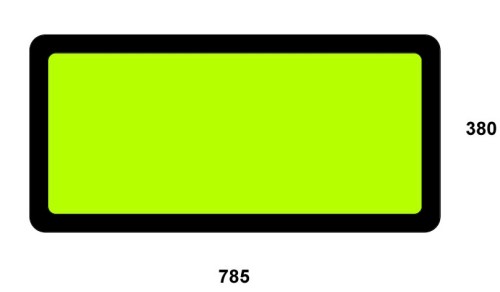 Szyba tylna dolna do ciągnika Fendt - 931812011660