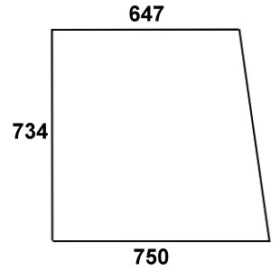 Szyba boczna do ciągnika Fendt - 275500210200