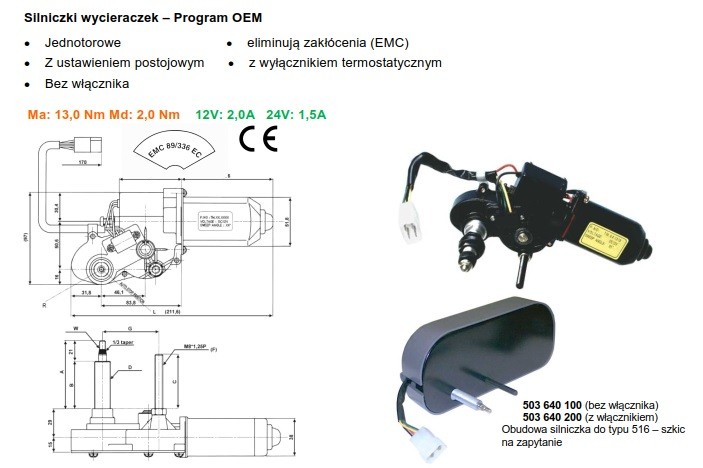 silnik wycieraczki silniczek wycieraczki maszyna budowlana dźwig jacht żuraw napędy wycieraczek szyb czyszczenie szyb i reflektorów