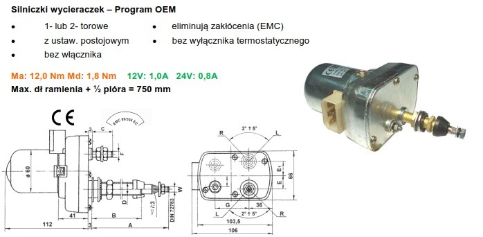 silnik wycieraczki silniczek wycieraczki maszyna budowlana dźwig jacht żuraw napędy wycieraczek szyb czyszczenie szyb i reflektorów