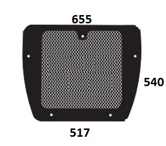 Szyba dachowa, szyberdach do ciągnika Zetor, Farmtrac Koja 935523