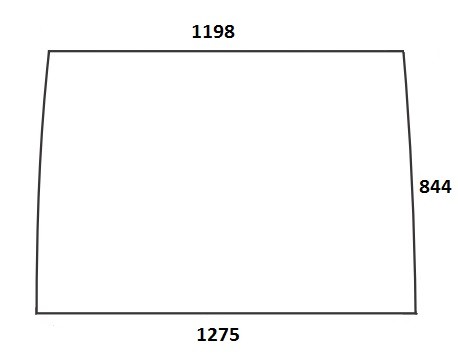Szyba przednia do ciągnika Zetor Crystal, Super, Proxima, Forterra 53369038