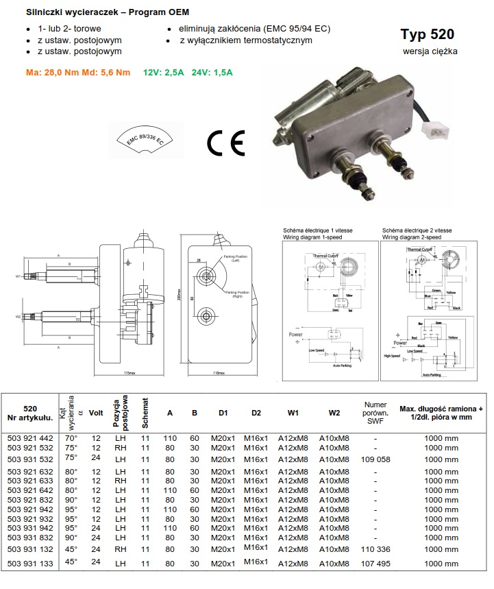 silnik wycieraczki silniczek wycieraczki maszyna budowlana dźwig jacht żuraw napędy wycieraczek szyb czyszczenie szyb i reflektorów