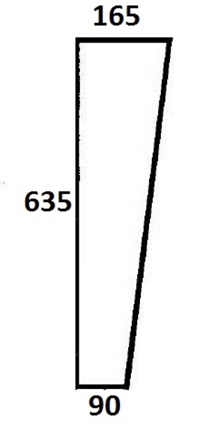 Szyba przednia dolna do ciągnika Hurlimann, Lamborghini, Same 092312110/10 (757)