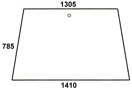 Szyba przednia, tylna do ciągnika Fendt - 275500210100