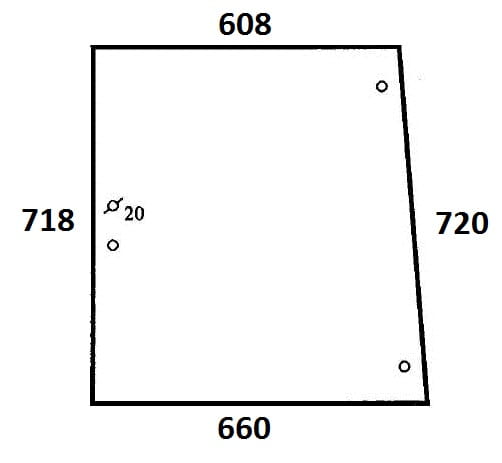 Szyba boczna do ciągnika Hurlimann, Lamborghini, Same 092312140