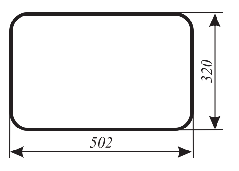 Szyba tylna dolna do ciągnika Zetor 59117929 (013)