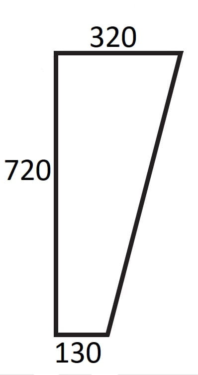 Szyba przednia dolna lewa, prawa do ciągnika Ursus (708a)