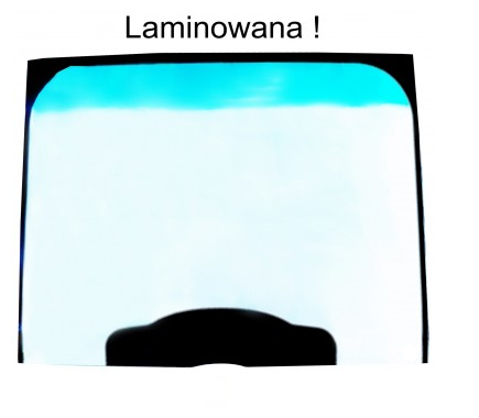 Szyba przednia laminowana koparko-ładowarka JCB 827/80140, 827/80139