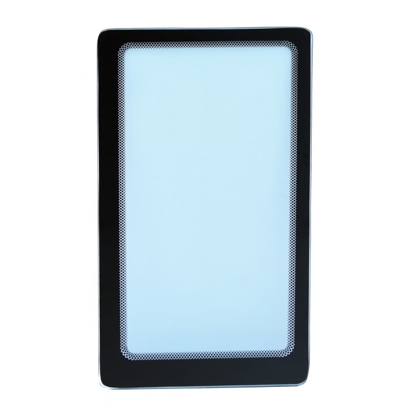 Szyba przednia dolna lewa koparko-ładowarka CASE, New Holland, Manitou, Hitachi 85801623