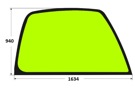 Szyba boczna prawa ładowarka teleskopowa JCB 82780212, 827/80212