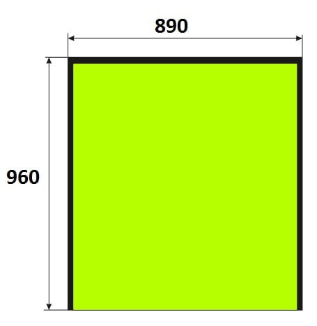 Szyba tylna koparko-ładowarka CAT 8Y7261, 164-1303