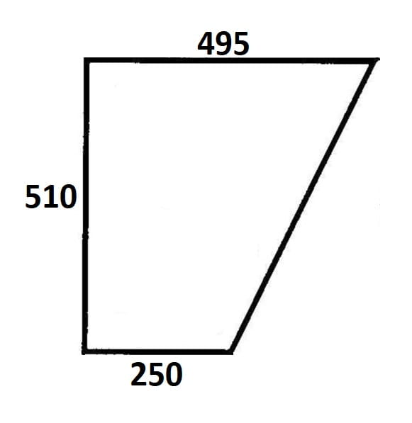 Szyba drzwi dolna lewa, prawa do ciągnika Ursus (682)