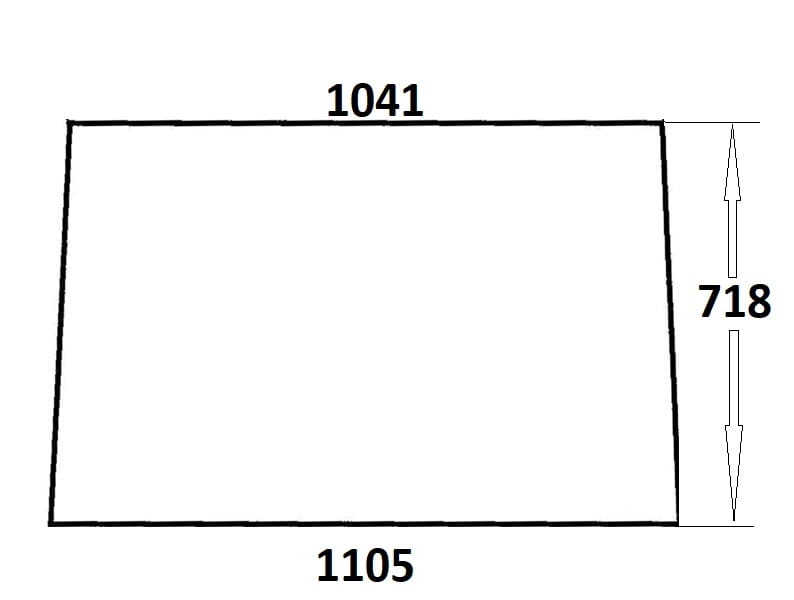 Szyba przednia do ciągnika Ursus (320)