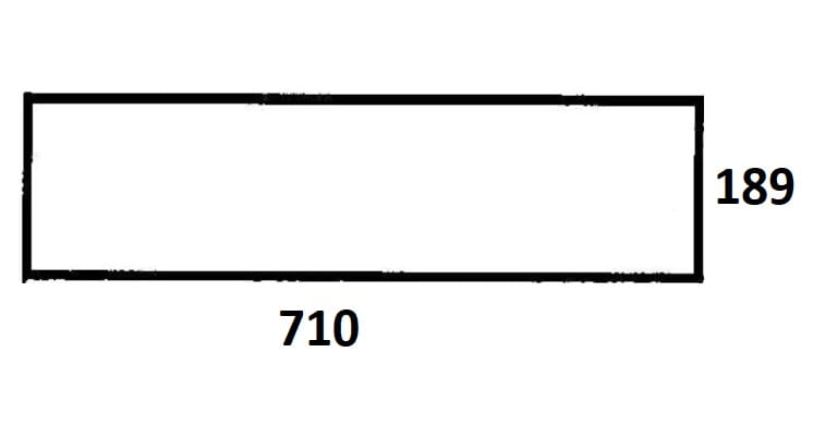 Szyba tylna dolna do ciągnika Ursus (802)