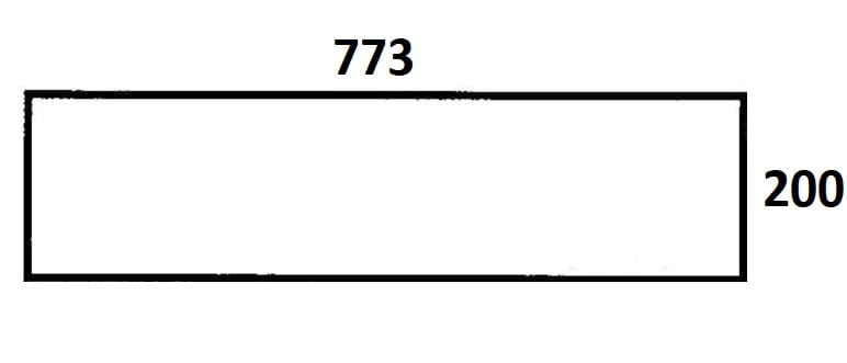 Szyba tylna dolna do ciągnika Massey Ferguson (880)