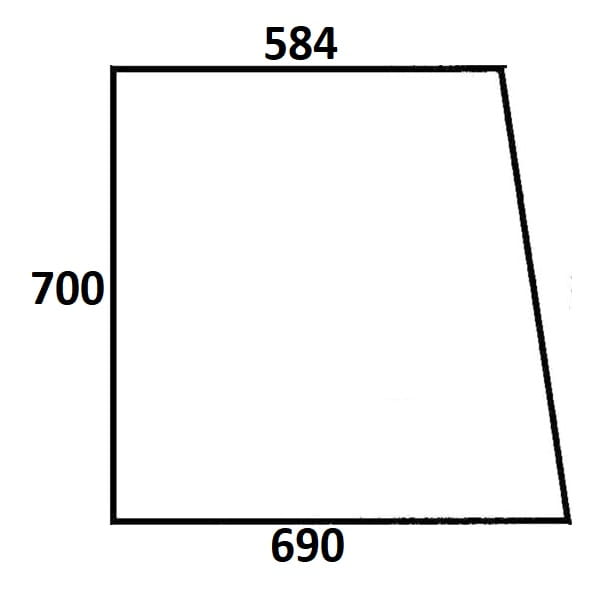 Szyba boczna lewa, prawa do ciągnika Massey Ferguson (186)