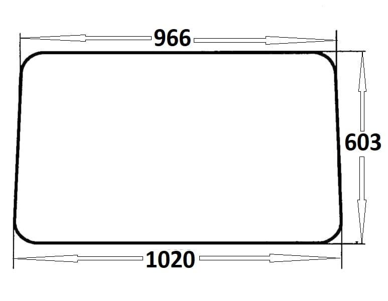 Szyba tylna do ciągnika Massey Ferguson (113)