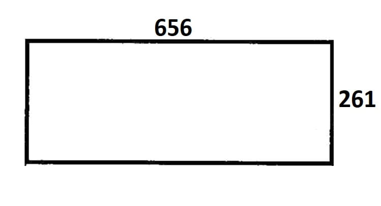 Szyba tylna dolna  do ciągnika Massey Ferguson (117)