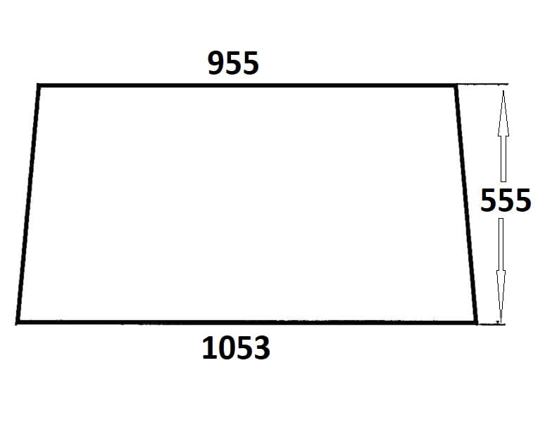 Szyba tylna do ciągnika Massey Ferguson (157)