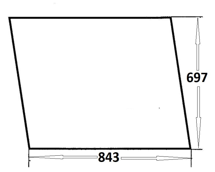 Szyba boczna lewa, prawa do ciągnika Ursus (485)