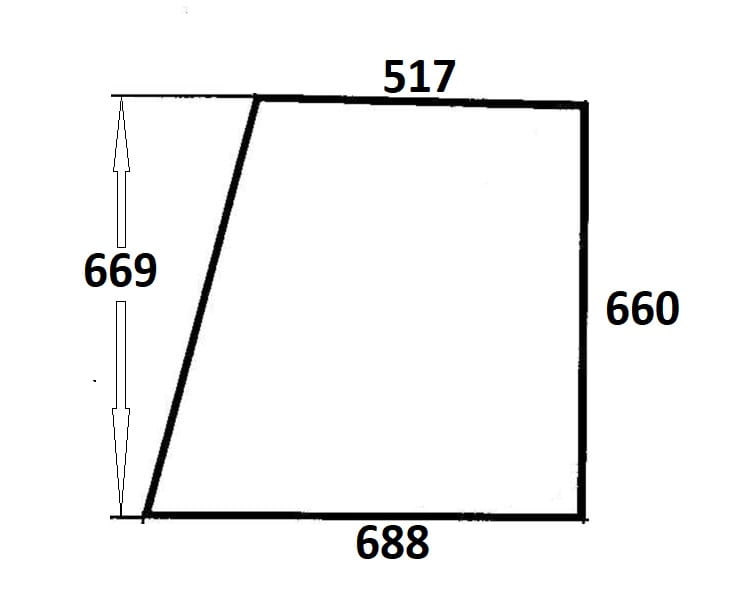 Szyba drzwi górna lewa, prawa do ciągnika Ursus (734)
