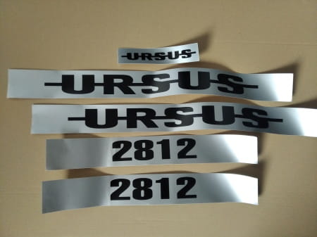 Naklejki na maskę Ursus 2812 komplet