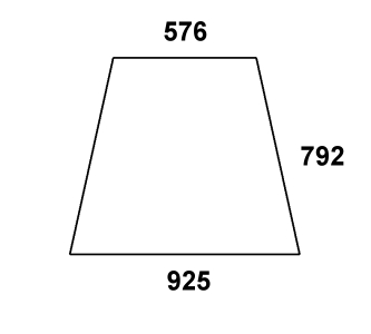 Szyba przednia środkowa do ciągnika Fendt - F182800201250