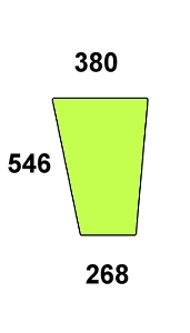 Szyba przednia dolna do ciągnika Fendt - 385500350040