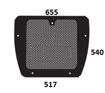 Szyba dachowa, szyberdach do ciągnika Zetor, Farmtrac Koja 935523